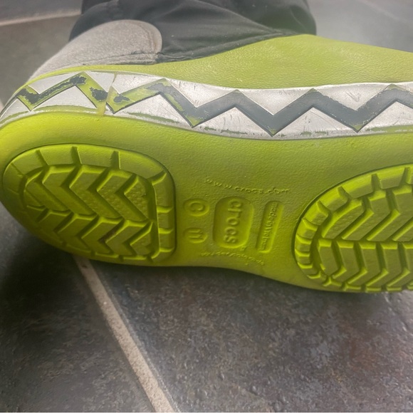 Crocs lights lodge point Robo Saur slip on c11 - Picture 4 of 16